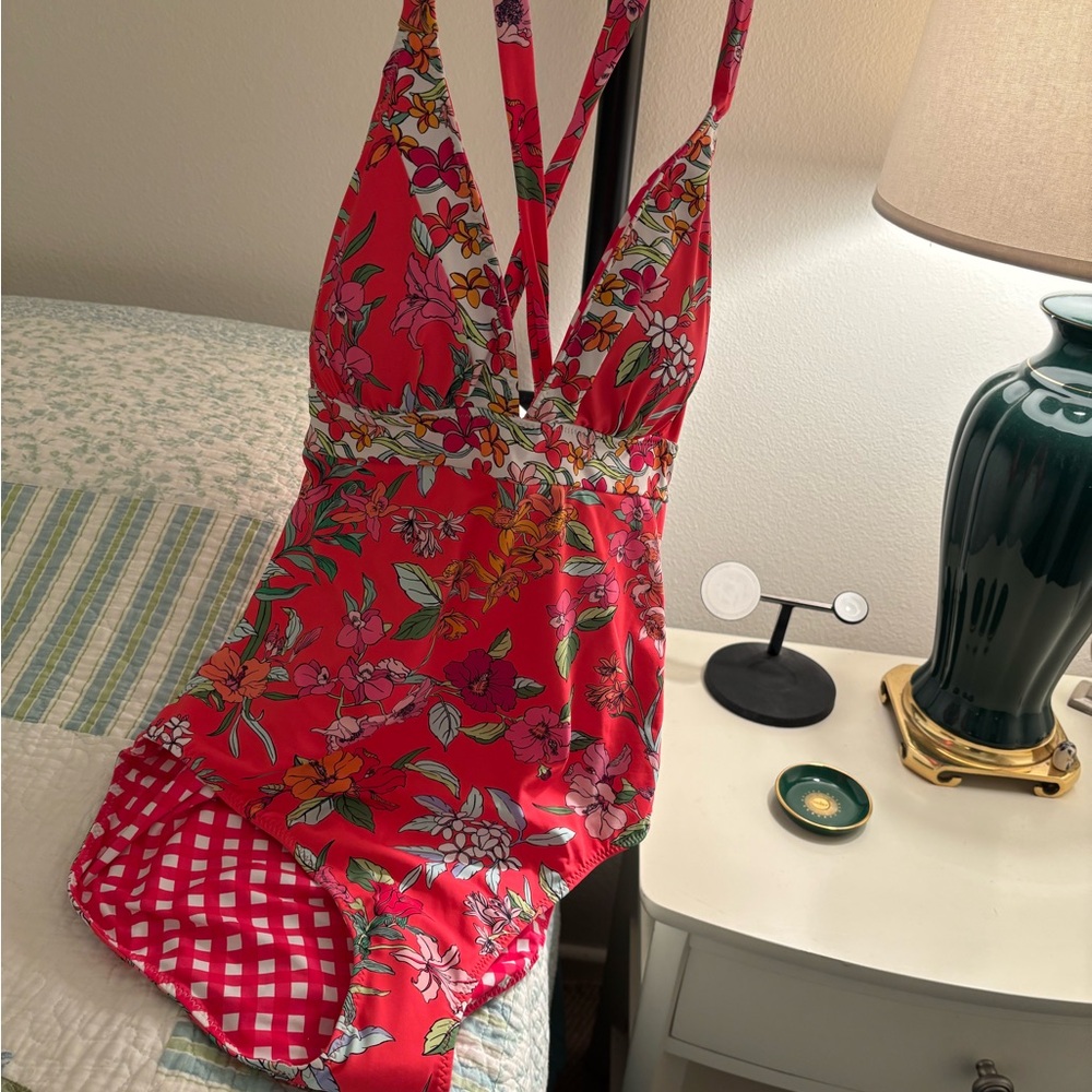 Tommy Bahama Summer Floral Reversible Bathing Suit